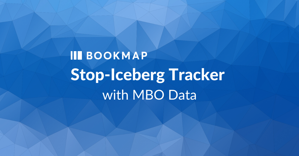 Bookmap's Stops & Icebergs Sub-Chart with MBO Data